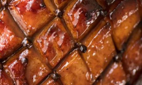 Sticky Maple Glazed Gammon Steaks