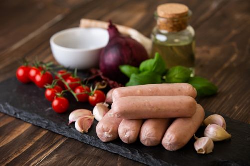 Click Here To Enlarge This Photo Of Pork&comma; Chilli & Garlic Sausage
