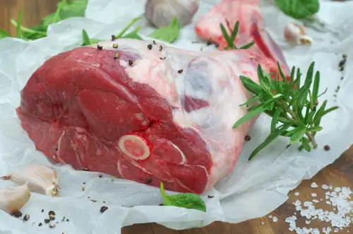 Click Here To Enlarge This Photo Of 1&sol;2 Leg of Lamb