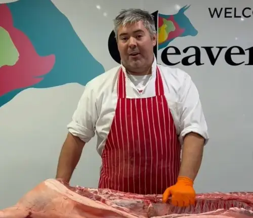 Click Here To Enlarge This Photo Of Side of pork &lpar;half a pig&rpar;