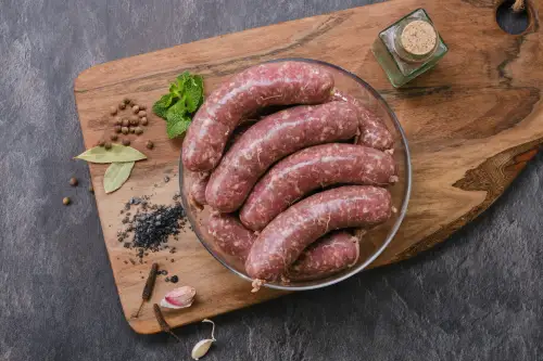 Click Here To Enlarge This Photo Of Lamb & Mint Sausage &lpar;800g packs&rpar;