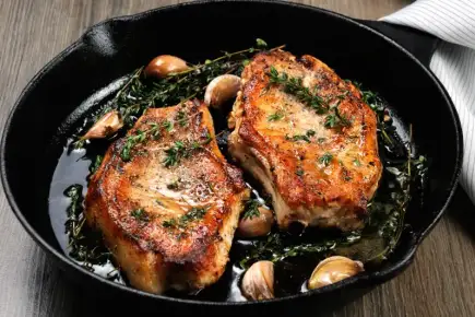 Herb-Braised Pork Chops