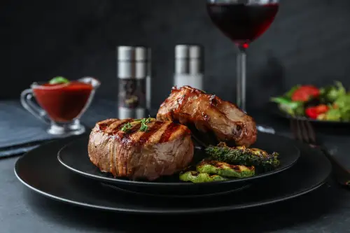 Click Here To Enlarge This Photo Of Pan-Seared Ribeye With Red Wine Sauce